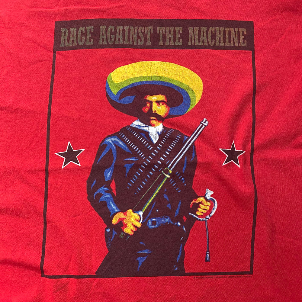 00's RAGE AGAINST THE MACHINE T-SHIRTS/RED レイジアゲイン