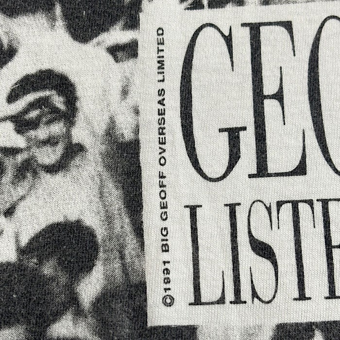 90's GEORGE MICHAEL T-SHIRTS Made in USA BLACK/XL 90年代 ジョージ