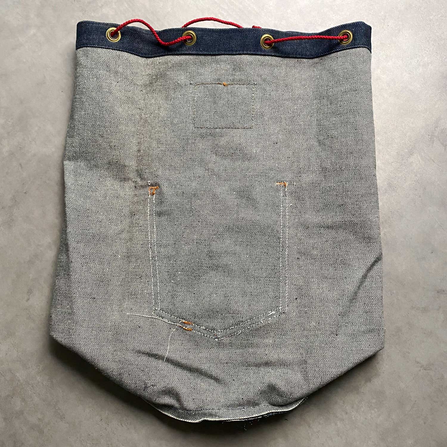 70's Levi's ADVERTISING DENIM BAG ORANGE TAB Made in USA
