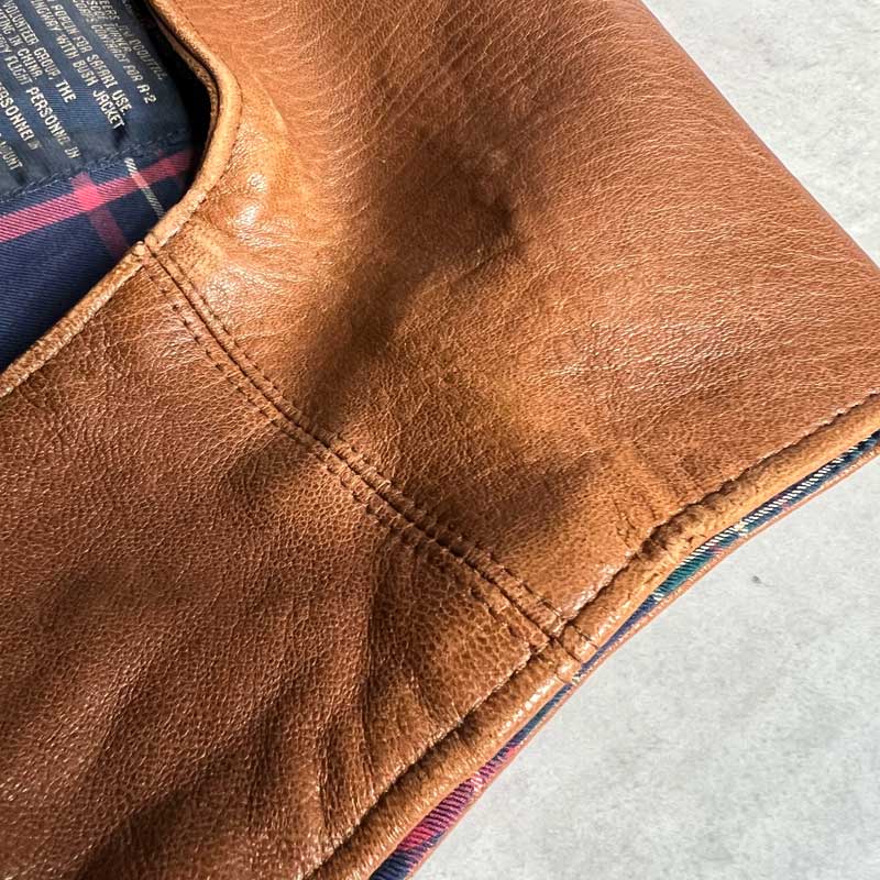 90'S WILLIS & GEIGER Leather Vest Made in USA BROWN/L 90年代