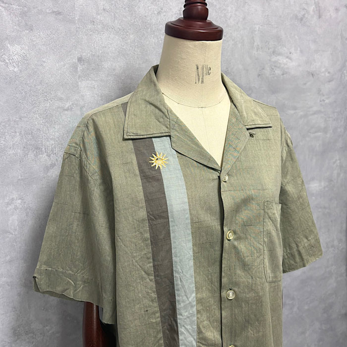 50-60'S SPIRE CALIFORNIA OPEN COLLAR SHORT SLEEVE SHIRTS L