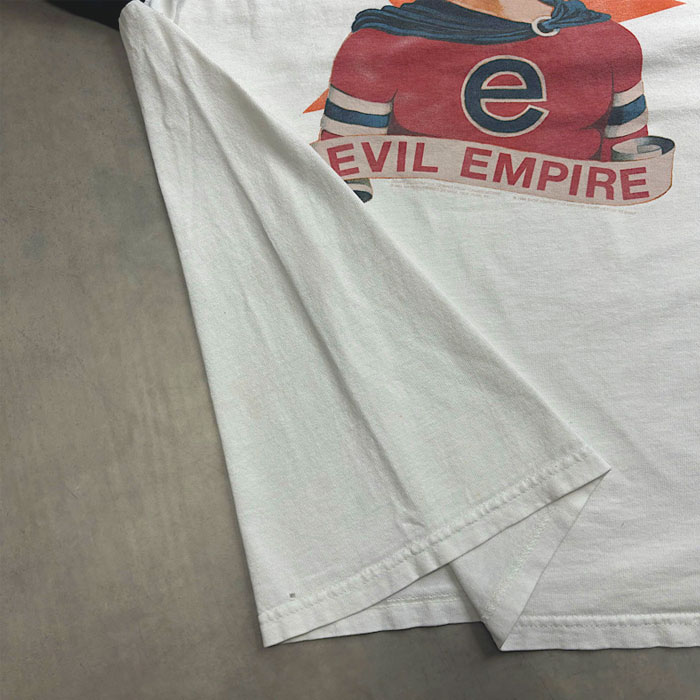 90's RAGEAGAINST THE MACHINE Evil Empire Raglan T-SHIRT WHITE 90