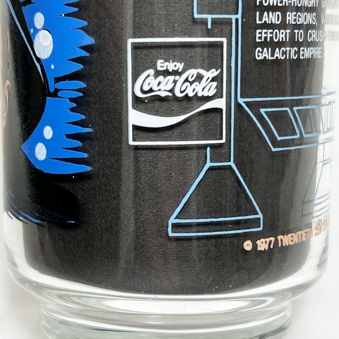 Vintage 70's STAR WARS "Darth Vader" Burger King  Coca-Cola Glass ơ 70ǯ  ٥ С󥰡ߥ 饹