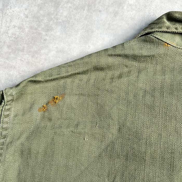  VINTAGE 40's U.S ARMY M-47 HBT JACKET 13 STAR BOTTON Size 38 40ǯ ꥫ إܡĥ른㥱å եå 13ܥ  38