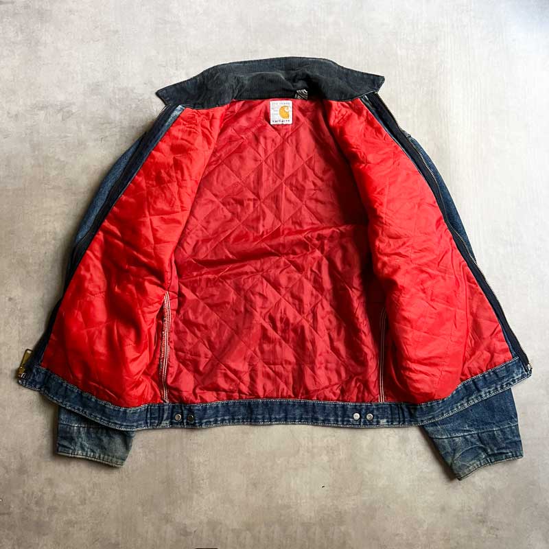 80'S CARHARTT 100 YEARS Denim Detroit Jacket Made in USA 80 80'S CARHARTT 100 YEARS Denim Detroit Jacket Made in USA 80