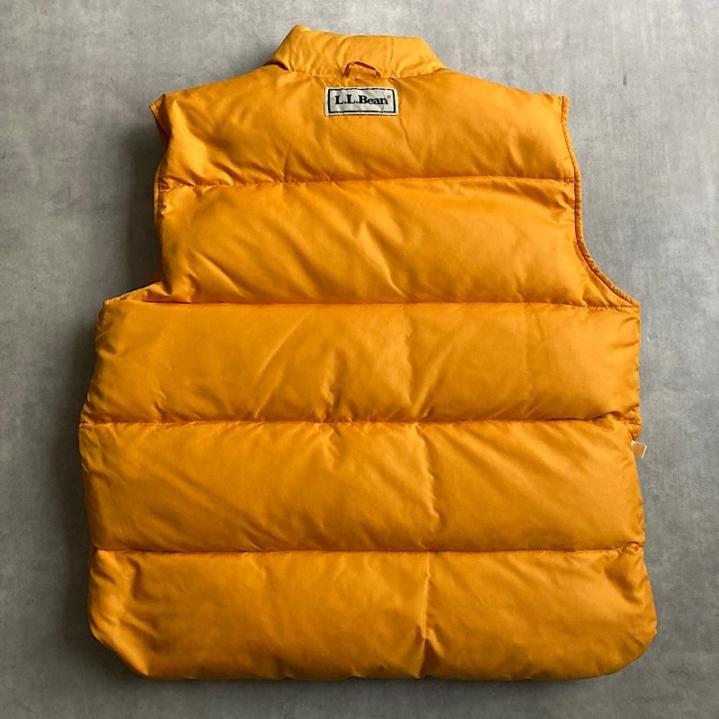 80-90's L.L BEAN Packable Down Vest MANGO 80-90年代 エルエルビーン