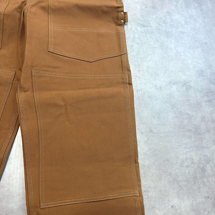 DEAD STOCK 70's Carhartt BROWNDUCK DOWBLE KNEE OVERALL Made in USA 70ǯ塡ϡ ֥饦å ֥ˡ С ꥫ