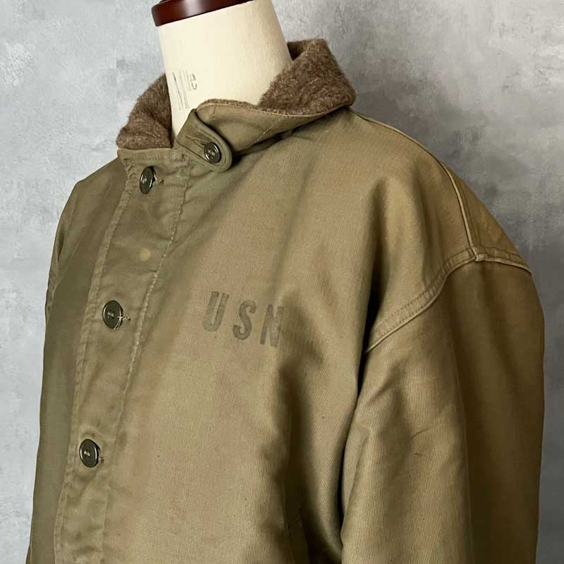 US NAVY A-1 デッキジャケット　60s VINTAGE 60's U.S NAVY A-1 Deck Jacket Size S 60年代 アメリカ