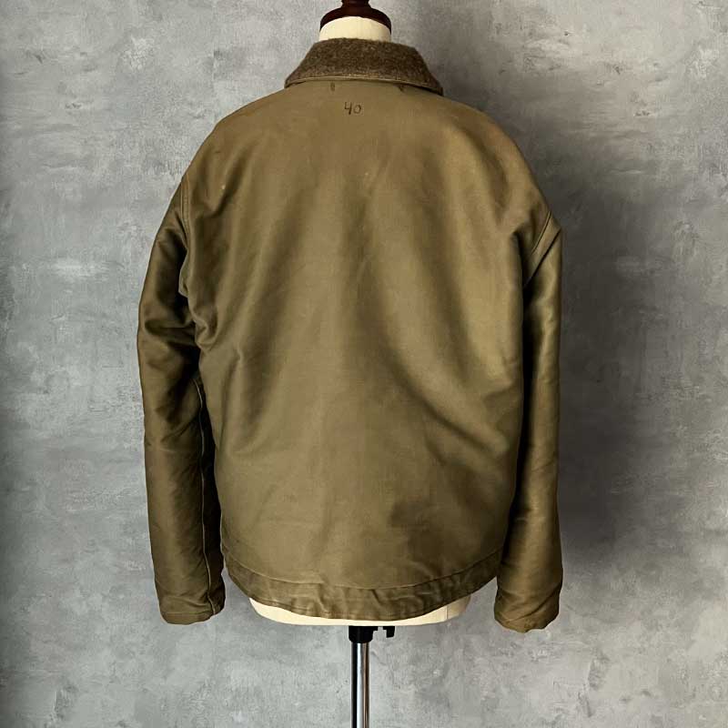 【60sヴィンテージ】U.S. NAVY デッキジャケット 36R 1961年製 60s初期 U.S.NAVY A-2 デッキジャケット 三角フラップ | 東京準備室