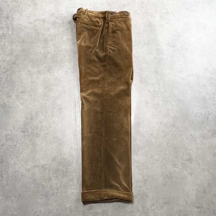 POLO Ralph Lauren Buckle Back Couduroy Pants BROWN W34L32 POLO Ralph Lauren Buckle Back Couduroy Pants BROWN W34L32