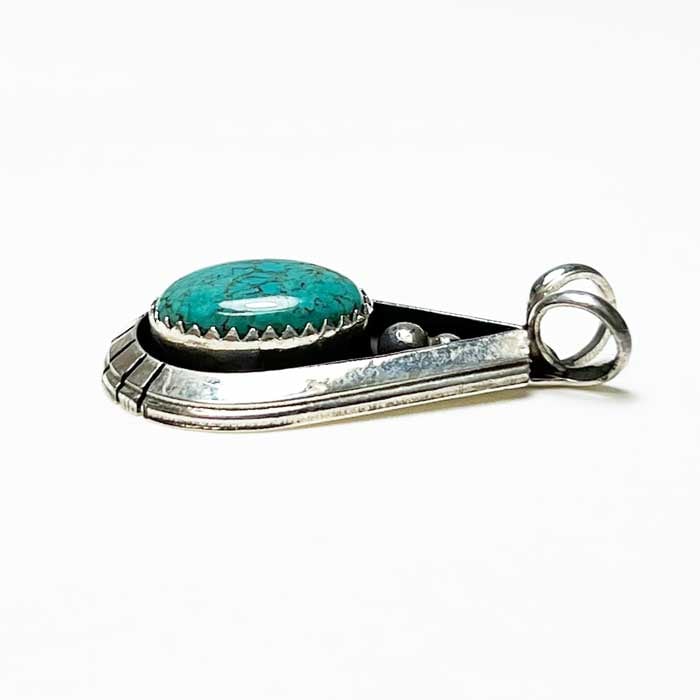 インディアンジュエリー ナバホ族 ターコイズ シルバー シャドウ