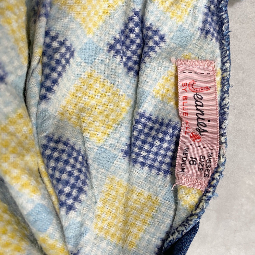 60's JEANIES by BLUE BELL DENIM RANCH PANTS 60年代 ブルーベル