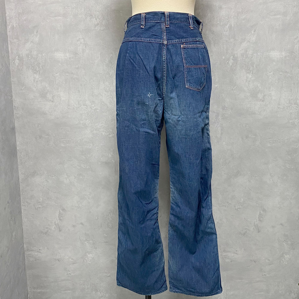 60's JEANIES by BLUE BELL DENIM RANCH PANTS  60ǯ ֥롼٥ ǥ˥ ѥ ΢դ