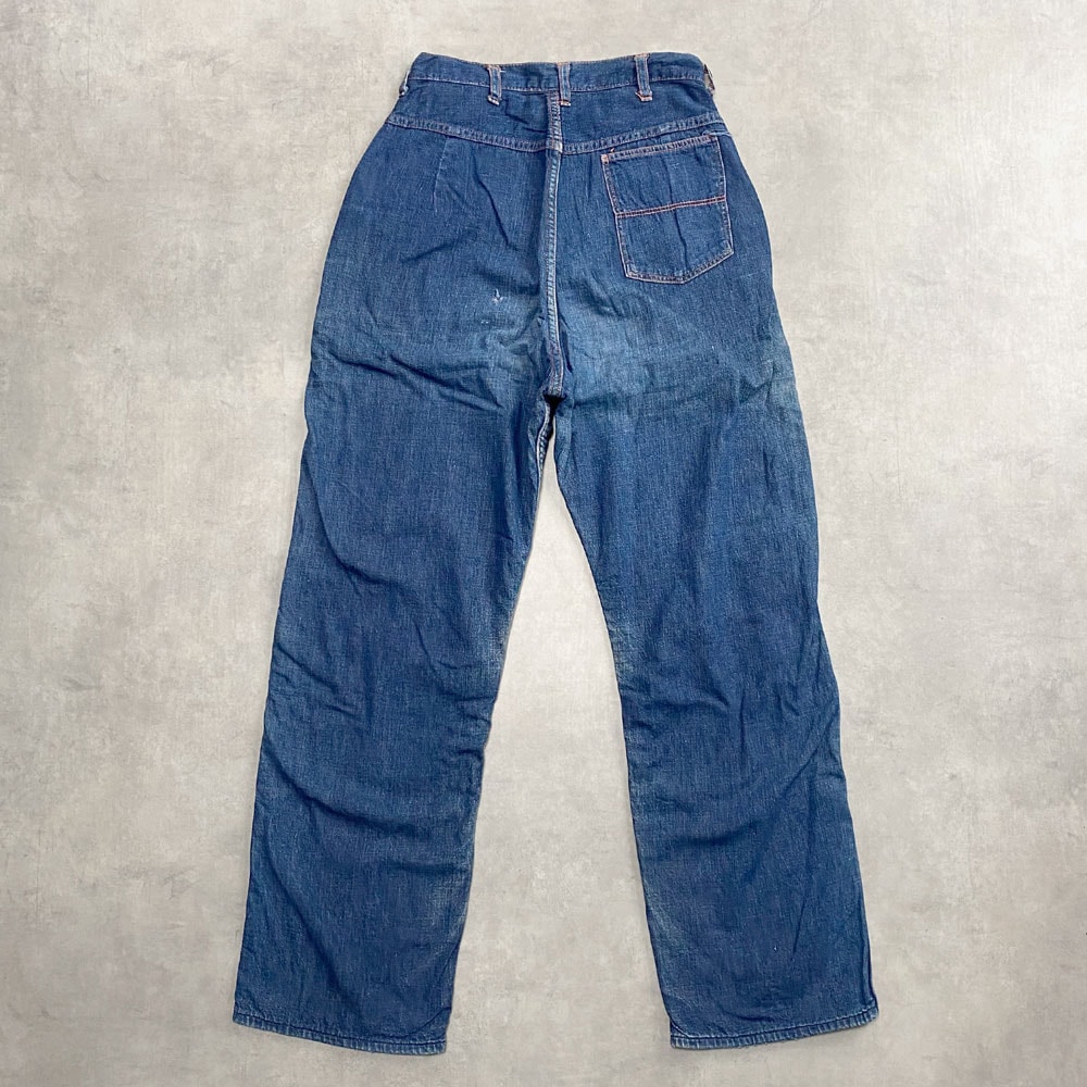 60's JEANIES by BLUE BELL DENIM RANCH PANTS  60ǯ ֥롼٥ ǥ˥ ѥ ΢դ