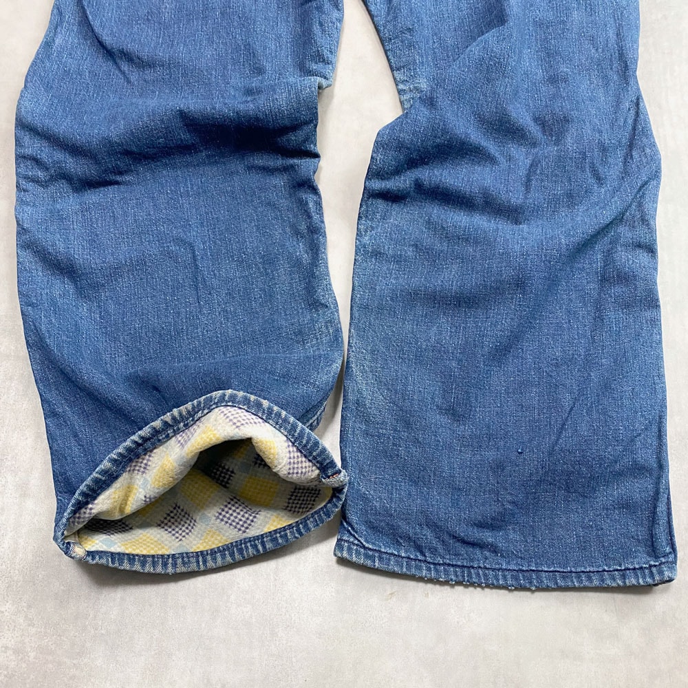 60's JEANIES by BLUE BELL DENIM RANCH PANTS 60年代 ブルー
