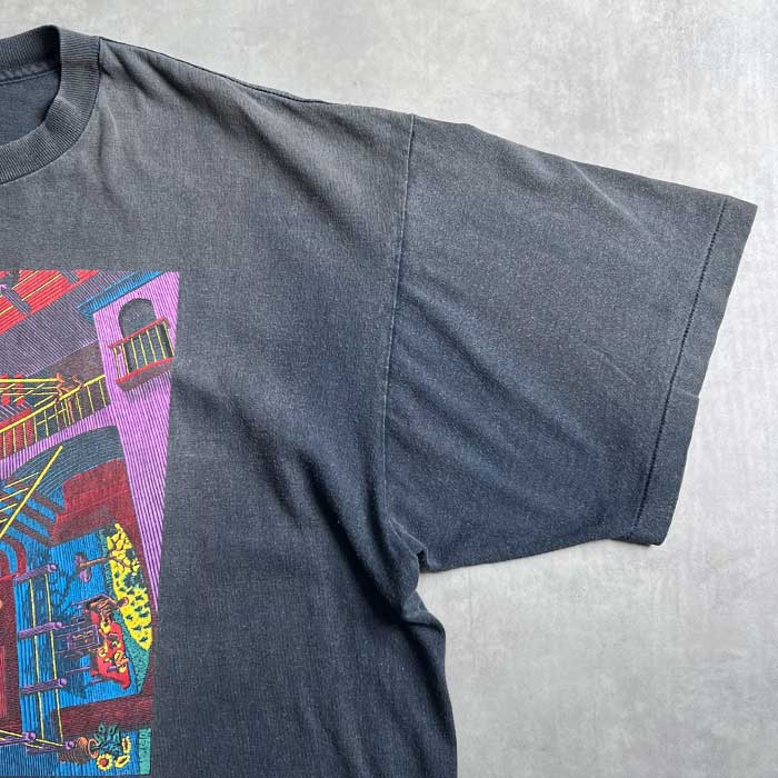 90's M.C.ECHER ART T-Shirts BLACK/XXL Made in USA 90年代