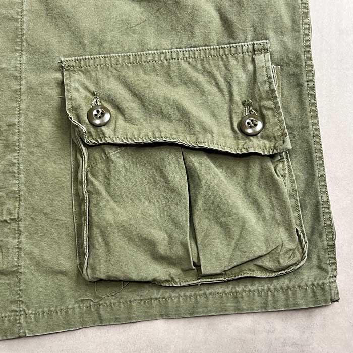 us army ジャングルファテーグ　SMALL-SHORT 60's US ARMY 1st Jungle Fatigue Military Jacket SMALL-SHORT