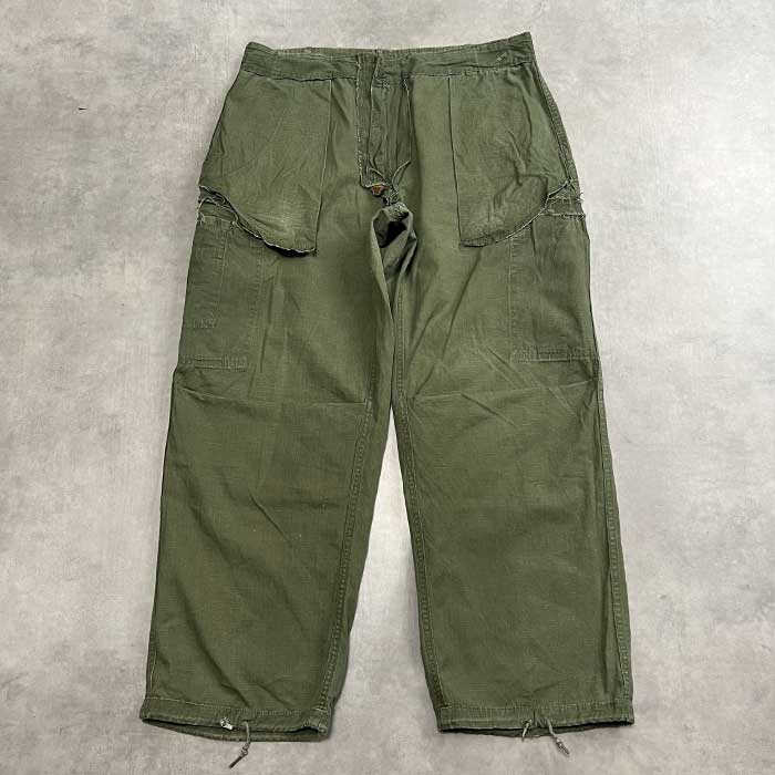 パンツ 60s US ARMY Jungle Fatigue Shorts 60's U.S.ARMY Jungle Fatigue Pants Rip-Stop MEDIUM/SHORT 60年代