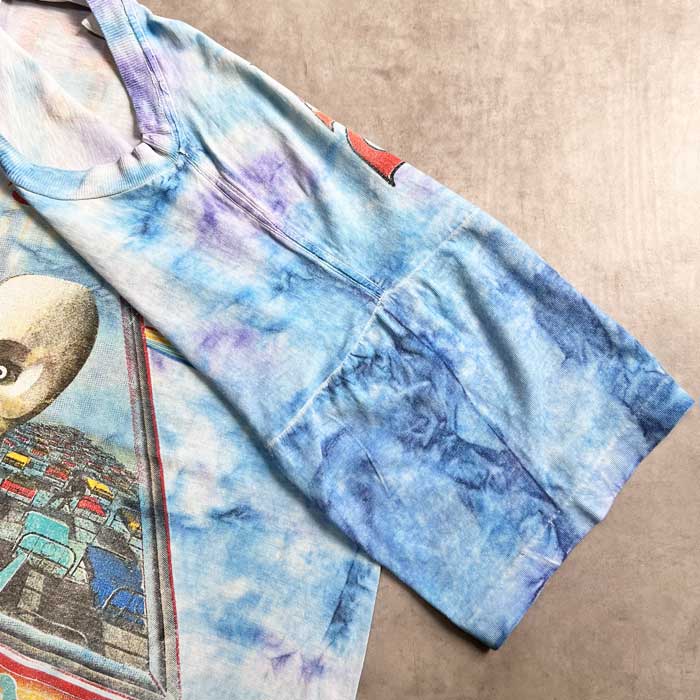 90'S PINK FLOYD THE DIVISION BELL 1994 TOUR TIE-DYE T-SHIRTS 90