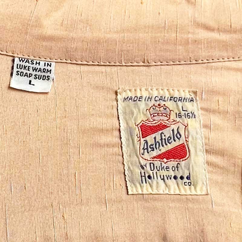 50's 60's♦️ギャバ シャツ♦️レーヨン♦️Duke of Hollywood 1960's Duke of Hollywood Rayon L/S Shirt | Unwave