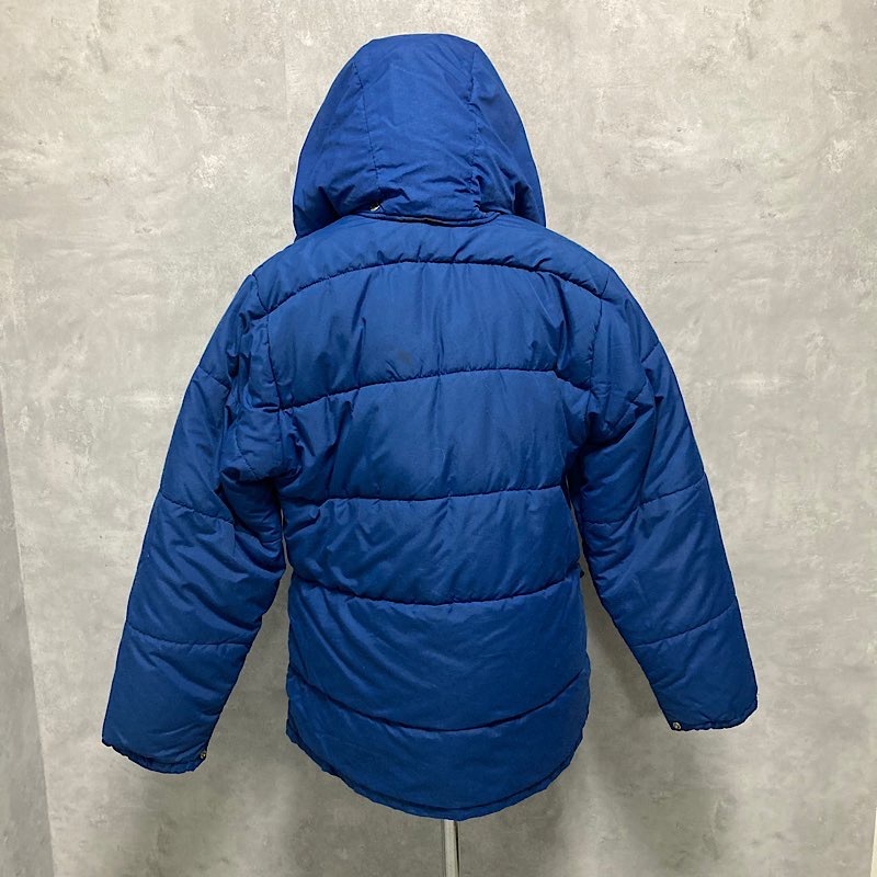 70's THE NORTH FACE Hooded Down Jacket BLUE/M 70年代 ザ・ノース