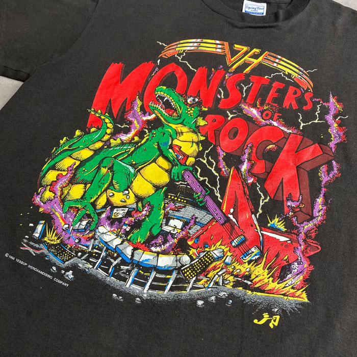 80's VAN HALEN Monsters of Rock T-shirts Made in USA/L 80年代