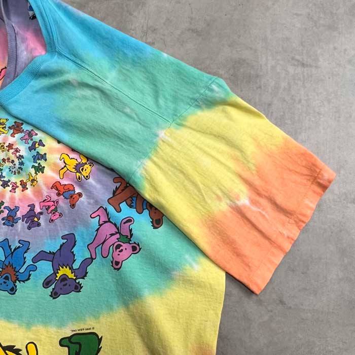 90'S LIQUID BLUE GRATEFUL DEAD BEAR TIE-DYE T-SHIRTS XL 90年代