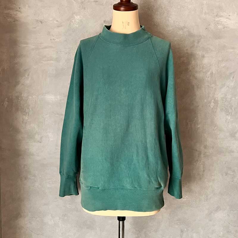 90'S CHAMPION Reverse Weave Raglan Moc Neck With Pocket
