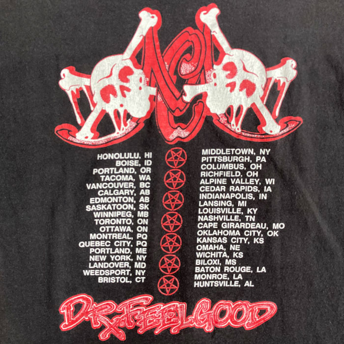 90's MOTLEY CRUE TOUR T-shirts Made in USA/L 90年代 モトリー