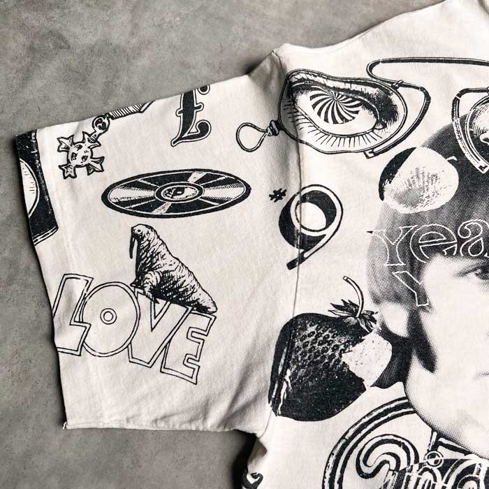 80's HANES THE BEATLES ALL OVER PRINT T-Shirts 90年代 ビートルズ