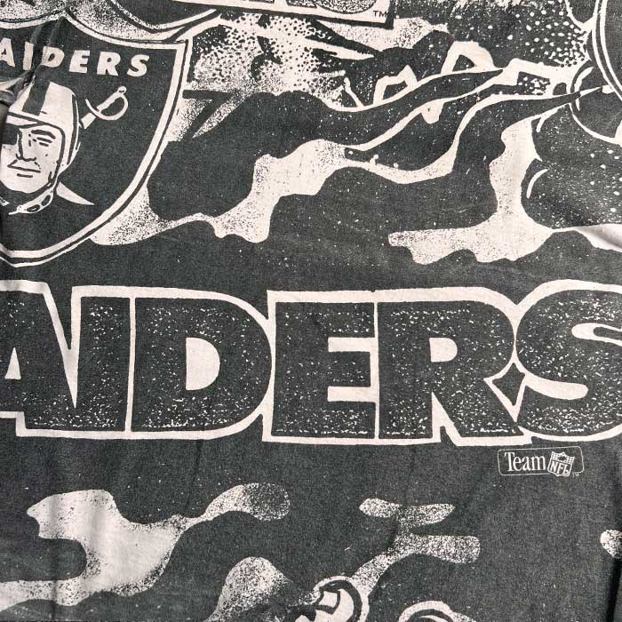 90's RAIDERS ALL OVER PRINT T-Shirts 90年代 NFL レイダース オール