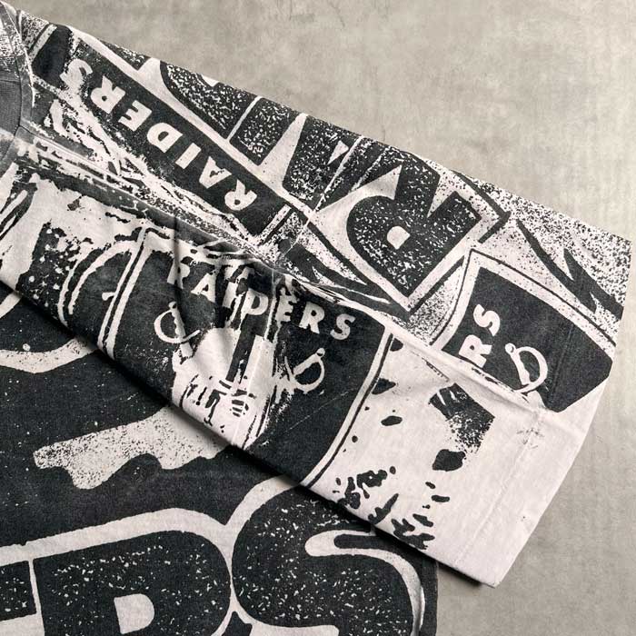 90's RAIDERS ALL OVER PRINT T-Shirts 90年代 NFL レイダース オール