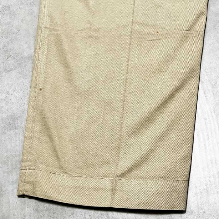 60's USMC ZIP CHINO TROUSERS W30/L34 60年代 アメリカ海兵隊