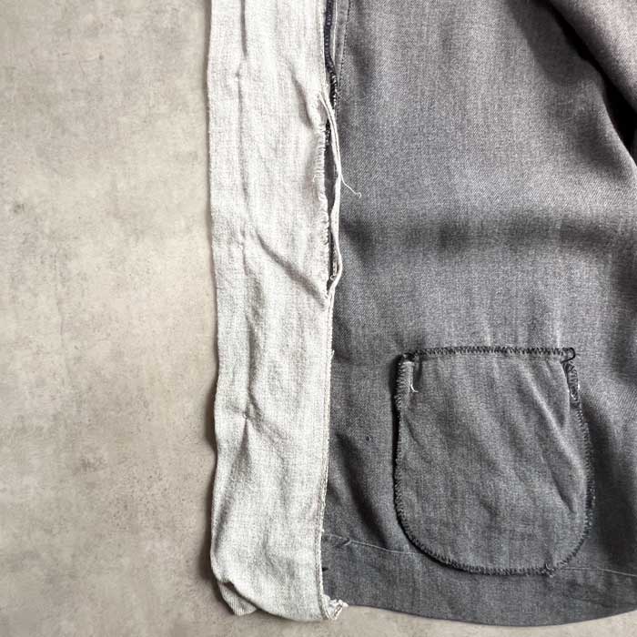 VINTAGE 50'S BUD BERMA OPEN COLLAR RAYON LONG SLEEVE SHIRTS Made