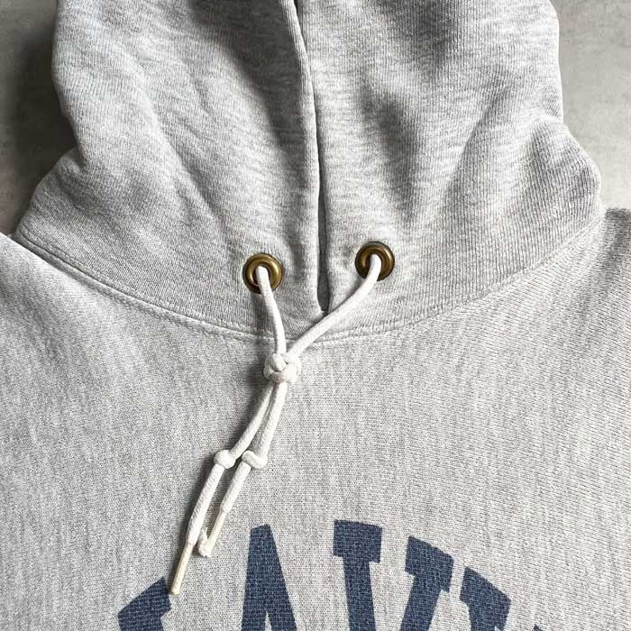 70'S CHAMPION U.S NAVY REVERSE WEAVE HOODIE Made in USA GRAY