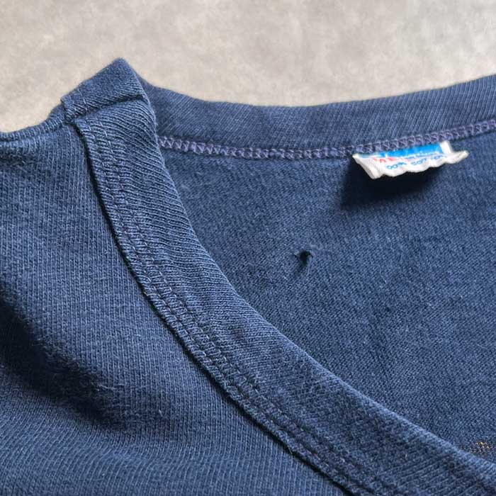 70's CHAMPION FOOTBALL T-SHIRTS M/NAVY Made in USA 70年代