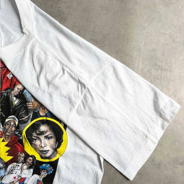 90'S HIPHOP R&B RAP CULTURE PRINT T-SHIRTS WHITE/L 90年代 ヒップ