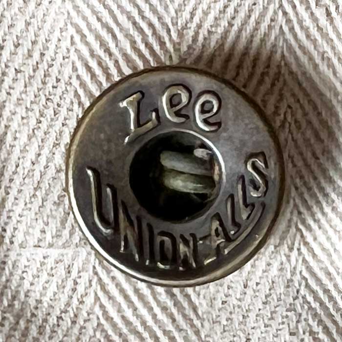 VINTAGE 40's Lee HERRINBONE SHOP COAT Size/38 Made in USA