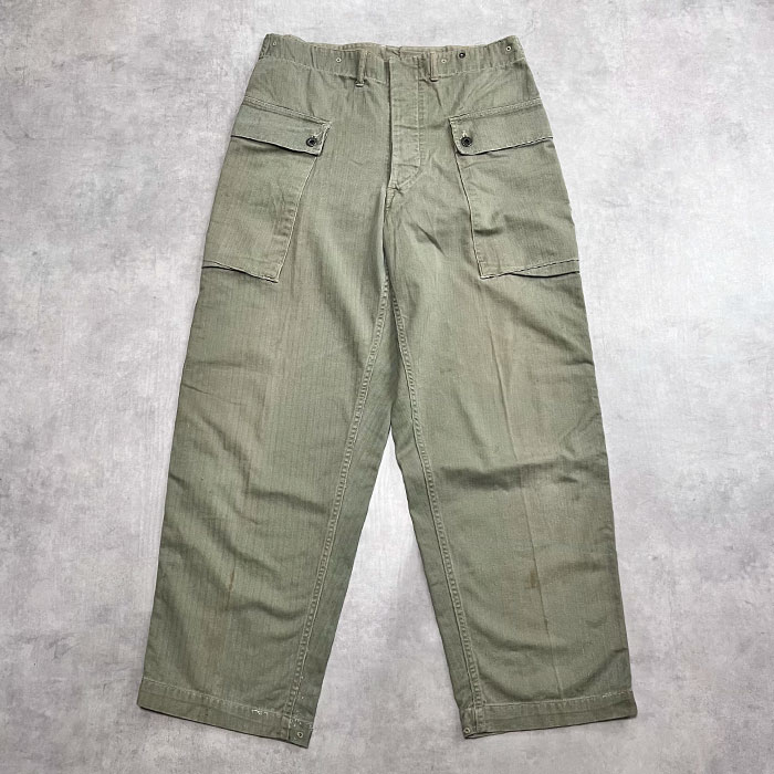 40'S WWⅡ USMC P-44 HBT TROUSERS MONKEY PANTS W36 40年代 WWⅡ米海