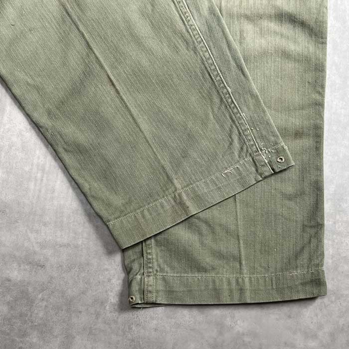 Rail Chief ヘリンボーン トラウザーパンツ w34 日本製 50'S USMC P-53 HBT TROUSERS W34/L32 50年代 アメリカ海兵隊