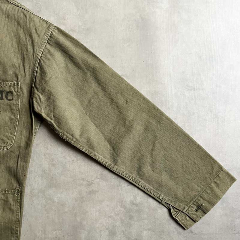 40'S USMC P-47 HBT Utility Jacket 40年代 アメリカ海兵隊 P-47 40'S USMC P-47 HBT Utility Jacket 40年代 アメリカ海兵隊 P-47