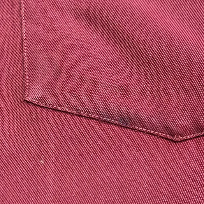 50'S Mac Phergus Sports Wear Rayon Open Collar Box Shirt Burgundy