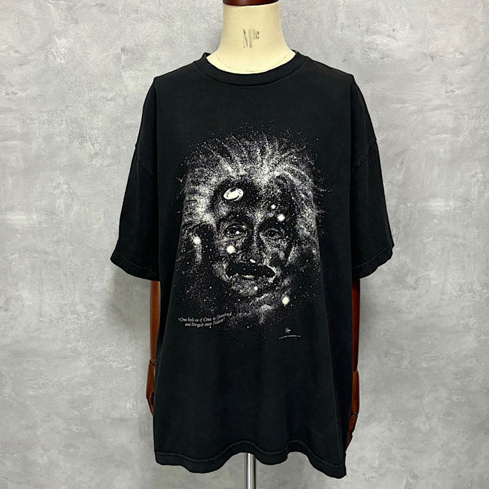 90's EINSTEIN Planetarium T-SHIRT BLACK/XL 90年代 アインシュタイン