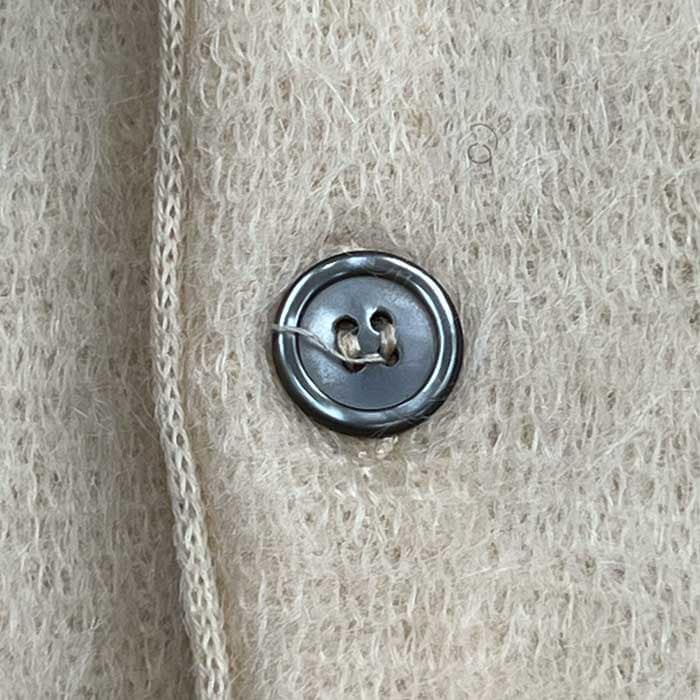 【値下可能】60's ARROW mohair knit モヘアニット 60'S ARROW Mohair Cardigan CREAM/L 60年代 アロー モヘア