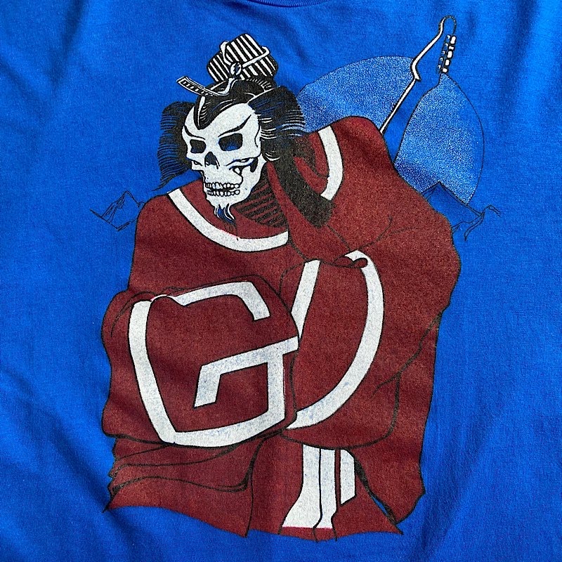 80's GRATEFUL DEAD SAMURAI BAND T-shirts Made in USA BLUE/L 90年代