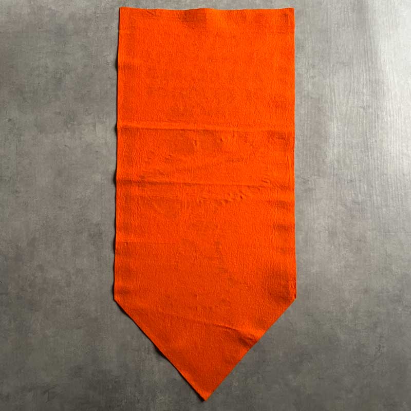 70'S PEANUTS Felt Pennant SNOOPY/ORANGE 70年代 ピーナッツ フェルト