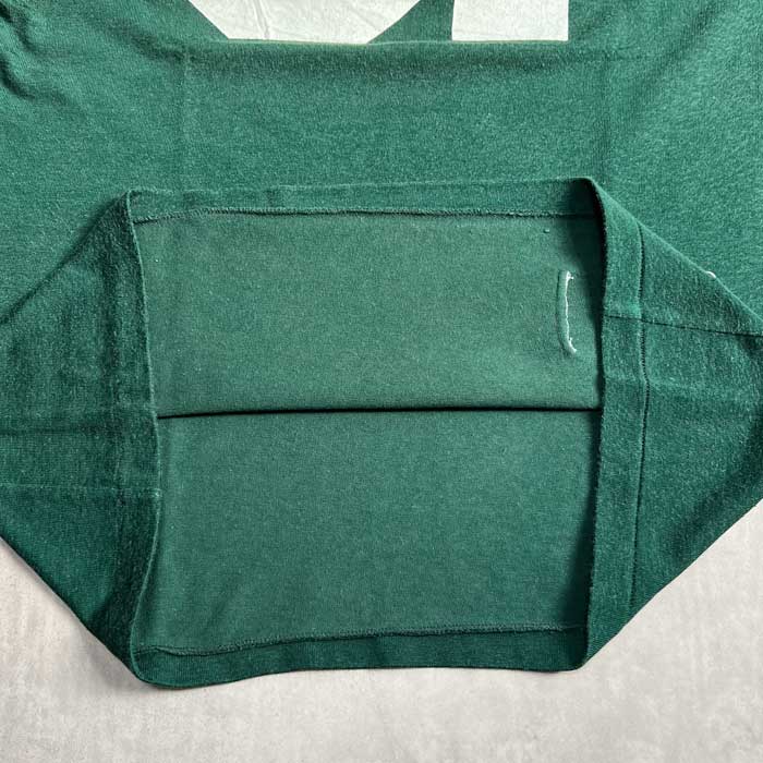 80's CHAMPION FOOTBALL T-SHIRTS L/GREEN Made in USA 80年代