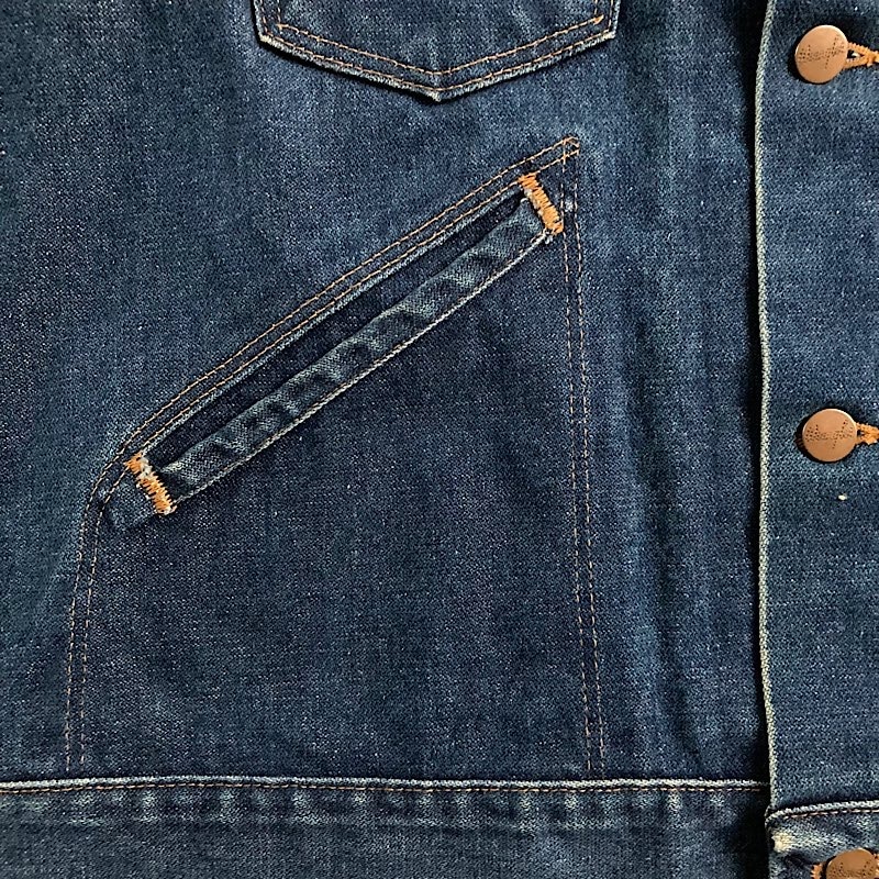 80's WRANGLER 74126 NV Denim Jacket Made in USA/44 80年代