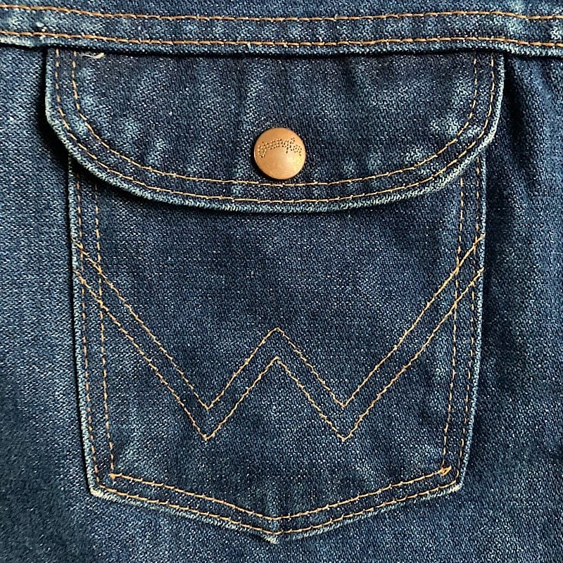 80's WRANGLER 74126 NV Denim Jacket Made in USA/44 80年代