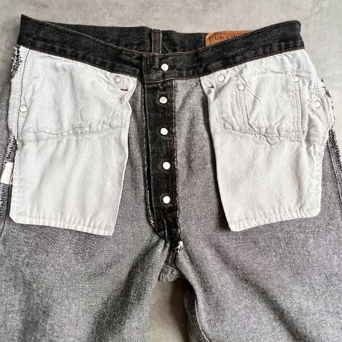 90's Levi's 501 YARN-DYED BLACK JEANS MADE IN USA W32L32 90年代